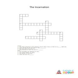 The Incarnation - Cross Word